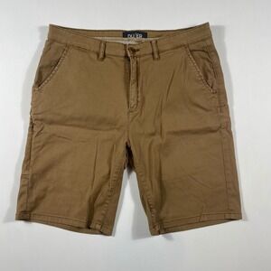 DU/ER Performance Chino Shorts Mens 34 Stretch Performance Utility Pocket Brown
